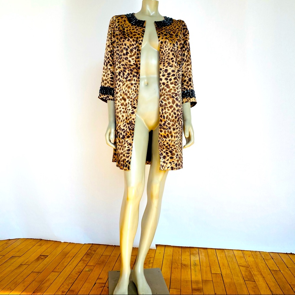 BETTER B. Leopard Print Coat